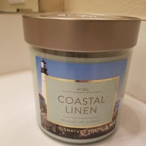Coastal linen candle 15.2 oz